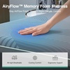image:imageNovilla 14 Inch Queen Mattress Queen Size Memory Foam Mattress  with AiryFlow Cooling System for Cool Night Pressure Relief Ergonomic Support for Spinal Alignment CertiPURUSMedium FirmGrey