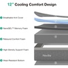 image:imageNovilla Memory Foam 6 Inch Twin Mattress in a Box  NanoGel Memory Foam Cool Night Sleep HighDensity Support Foam Spine Support amp Motion Isolation CertiPURUS CertifiedFull