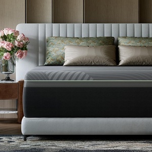 image:imageNovilla 14 Inch Queen Mattress Queen Size Memory Foam Mattress  with AiryFlow Cooling System for Cool Night Pressure Relief Ergonomic Support for Spinal Alignment CertiPURUSMedium FirmGrey