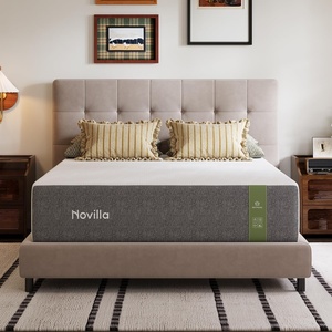 image:imageNovilla Memory Foam 6 Inch Twin Mattress in a Box  NanoGel Memory Foam Cool Night Sleep HighDensity Support Foam Spine Support amp Motion Isolation CertiPURUS CertifiedKing US Standard