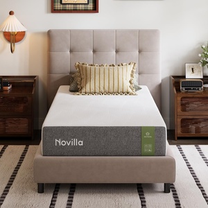 image:imageNovilla Memory Foam 6 Inch Twin Mattress in a Box  NanoGel Memory Foam Cool Night Sleep HighDensity Support Foam Spine Support amp Motion Isolation CertiPURUS CertifiedTwin