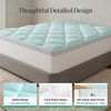 image:imageNovilla 3 Inch Dual Layer Cooling Gel Memory Foam Mattress Topper King SizeBlue