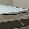 image:imageNovilla 3 Inch Dual Layer Cooling Gel Memory Foam Mattress Topper King SizeWhite